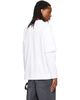 Simone Rocha Simone Rocha White Lace Up Hem Layered Long Sleeve T-shirt - 3
