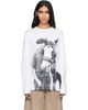 Simone Rocha Simone Rocha White 'Pony Kid' Print T-shirt - 1
