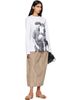 Simone Rocha Simone Rocha White 'Pony Kid' Print T-shirt - 4