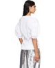 Simone Rocha Simone Rocha White Puff Sleeve Sculpted Contrast T-shirt - 3