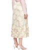 Simone Rocha Simone Rocha White Ruffle Frill Hem Easy Midi Skirt - 3