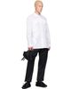 Simone Rocha Simone Rocha White Ruffle Horseshoe Easy Shirt - 4
