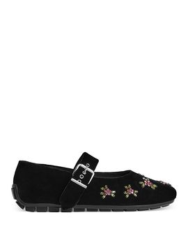 Simone Rocha Simone Rocha Women's Embellished Mary Jane Ballerina Flats