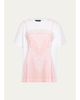 Simone Rocha Slip Dress Trompe L'oeil Print Short-Sleeve T-Shirt - 1