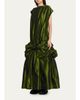 Simone Rocha Taffeta Bow Cascade Egg Maxi Dress - 4