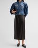Simone Rocha Women's Sculpted Puff-Sleeve Denim Jacket - 2