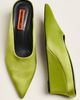SIMONMILLER Gala Pointed-Toe Wedge Mules - 2
