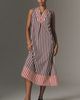SIMONMILLER Mar V-Neck Poplin Midi Dress - 1