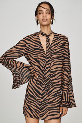 SIMONMILLER Marion Chiffon Mini Dress