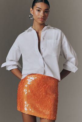 SIMONMILLER Sequin Mini Skirt