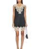 SIMONMILLER SIMONMILLER Bea Satin Lace Mini Dress - 1
