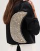 SIMONMILLER SIMONMILLER Beaded Crescent Wristlet Black/Silver One - 2