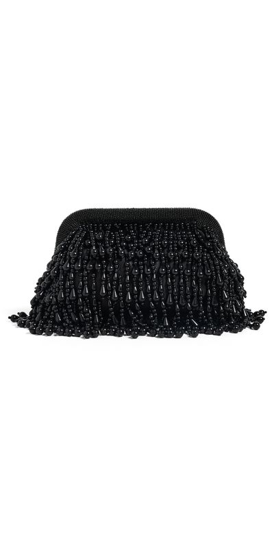 SIMONMILLER SIMONMILLER Beaded Drop Clutch Black One