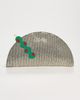 SIMONMILLER SIMONMILLER Beaded Lune Clutch Silver/Olive Motif One - 2