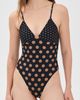 SIMONMILLER SIMONMILLER Behati One Piece BLACK/TAN POLKA DOT - 5