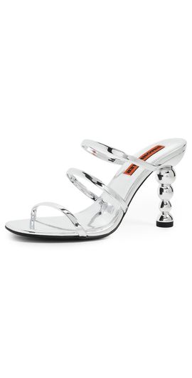 SIMONMILLER SIMONMILLER Bubble Drop Heels Silver