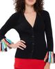 SIMONMILLER SIMONMILLER Cara Knit Fringe Cardigan Black multi - 1