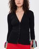 SIMONMILLER SIMONMILLER Cara Knit Fringe Cardigan Black multi - 2