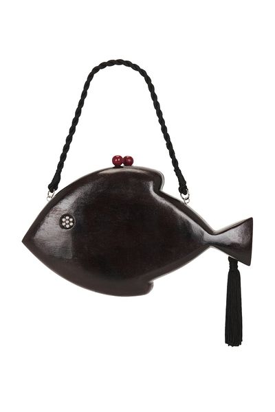 SIMONMILLER SIMONMILLER Carved Fish Bag