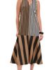 SIMONMILLER SIMONMILLER Celeste Poplin Dress Black/Tan Stripe Combo - 1