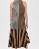 SIMONMILLER SIMONMILLER Celeste Poplin Dress Black/Tan Stripe Combo - 3