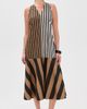 SIMONMILLER SIMONMILLER Celeste Poplin Dress Black/Tan Stripe Combo - 5