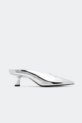 SIMONMILLER SIMONMILLER Chrome Pointed Gala Mule