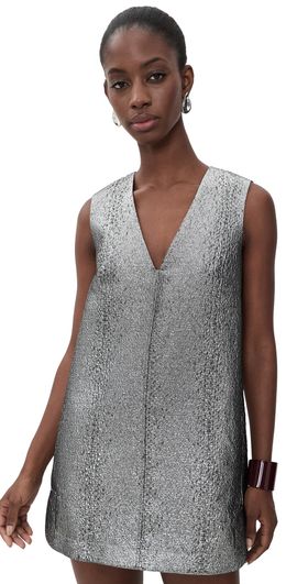 SIMONMILLER SIMONMILLER Fountain Metallic Mini Dress Pewter