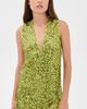 SIMONMILLER SIMONMILLER Fountain Sequin Dress Metallic Pear - 2