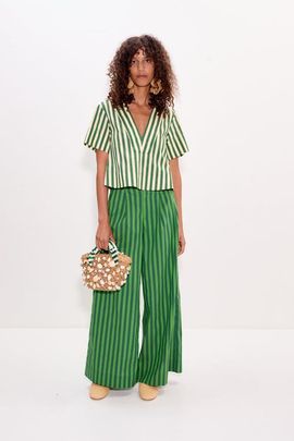 SIMONMILLER SIMONMILLER Front Pleat Poplin Pant