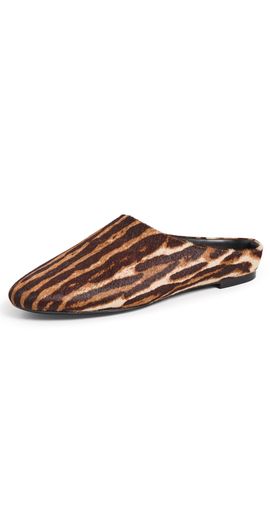 SIMONMILLER SIMONMILLER Haircalf Riad Slippers Abstract Cheetah