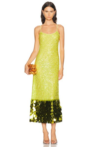 SIMONMILLER SIMONMILLER Imogen Sequin Midi Dress
