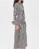 SIMONMILLER SIMONMILLER Inna Poplin Maxi Dress Black/White Stripe - 4