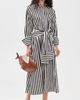 SIMONMILLER SIMONMILLER Inna Poplin Maxi Dress Black/White Stripe - 5