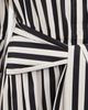 SIMONMILLER SIMONMILLER Inna Poplin Maxi Dress Black/White Stripe - 6