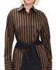 SIMONMILLER SIMONMILLER Inna Poplin Top Choco Brown/Black Stripe - 1