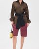 SIMONMILLER SIMONMILLER Inna Poplin Top Choco Brown/Black Stripe - 5