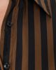 SIMONMILLER SIMONMILLER Inna Poplin Top Choco Brown/Black Stripe - 6
