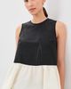 SIMONMILLER SIMONMILLER Iris Moire Top Black/Bone - 2