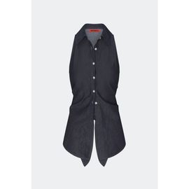 SIMONMILLER SIMONMILLER Loch Sleeveless Chambray Button-Up