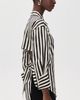 SIMONMILLER SIMONMILLER Loch Striped Poplin Button Up Top Black/White Stripe - 4