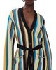 SIMONMILLER SIMONMILLER Max Belted Cardigan Ocean Stripe - 1