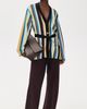 SIMONMILLER SIMONMILLER Max Belted Cardigan Ocean Stripe - 5