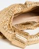 SIMONMILLER SIMONMILLER Metallic Raffia Lopsy Bag Gold/Natural One - 5