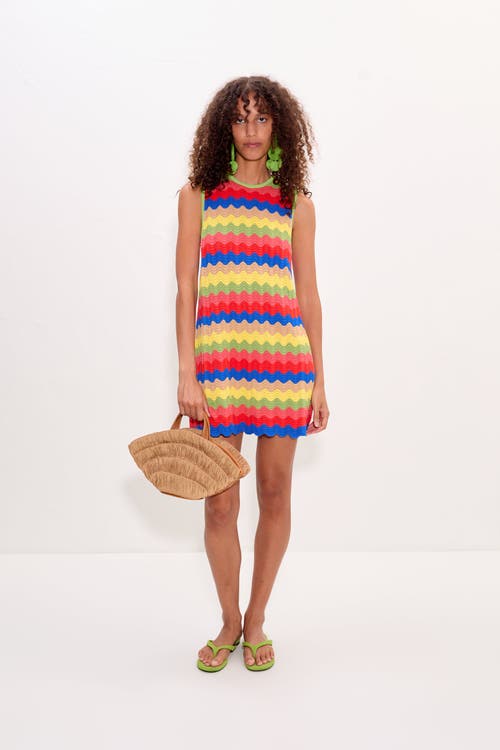 SIMONMILLER SIMONMILLER Moji Knit Crochet Mini Dress