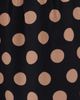 SIMONMILLER SIMONMILLER Nella Crepe Wide Leg Pants Black/Tan Polka Dot - 6