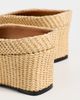 SIMONMILLER SIMONMILLER Raffia Gala Wedges Natural - 4