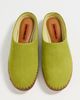 SIMONMILLER SIMONMILLER Riad Slippers Moss Green/Natural - 5