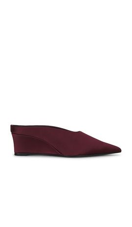 SIMONMILLER SIMONMILLER Satin Pointed Gala Wedge Pump