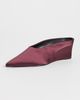SIMONMILLER SIMONMILLER Satin Pointed Gala Wedges Bordeaux - 2